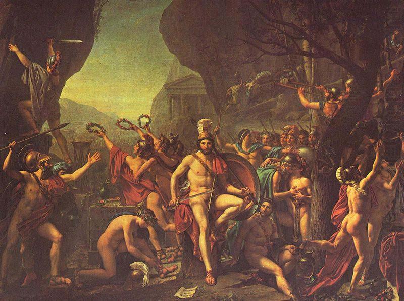 Leonidas at Thermopylae, Jacques-Louis David